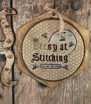 Beesy At Stitching - Cross Stitch Pattern 