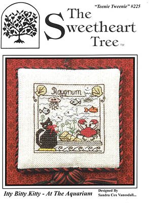 Itty Bitty Kitty - At The Aquarium - Cross Stitch Pattern