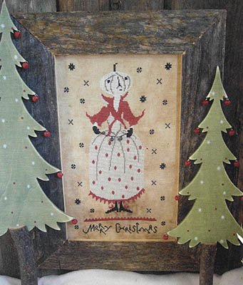 Christmas Pumpkin Queen - Cross Stitch Pattern 