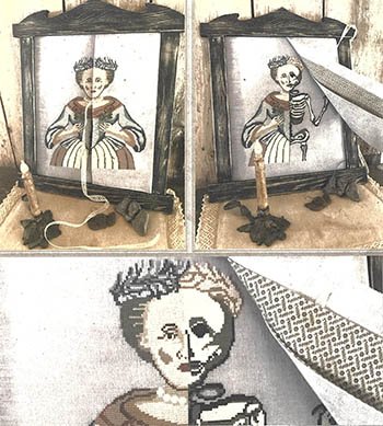 Now & Then - Halloween Cross Stitch Pattern