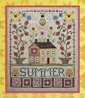 Summer Saltbox - Cross Stitch Pattern