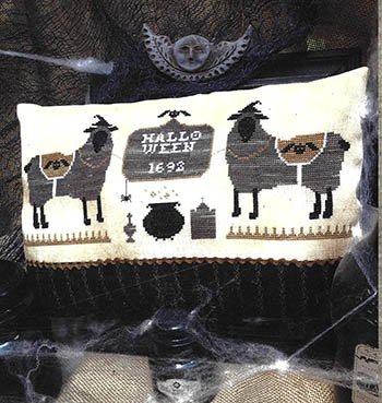 Halloween Welcome 1692 - Halloween Cross Stitch Pattern 