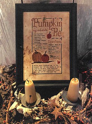 Pumpkin Pie - Thanksgiving Cross Stitch Pattern