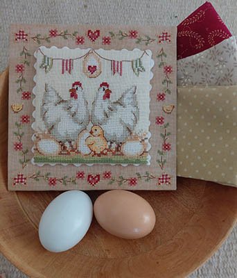 In Fattoria - Galline - Cross Stitch Pattern