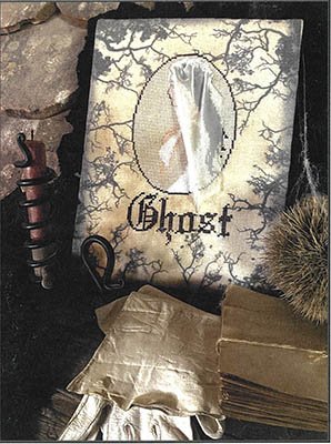 Ghost Or The Ghost Bride - Halloween Cross Stitch Pattern 