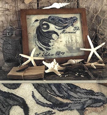 Mermaid Of Salem Bay - Cross Stitch Pattern 