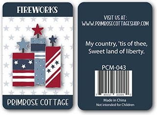 Fireworks Patriotic Needle Minder 