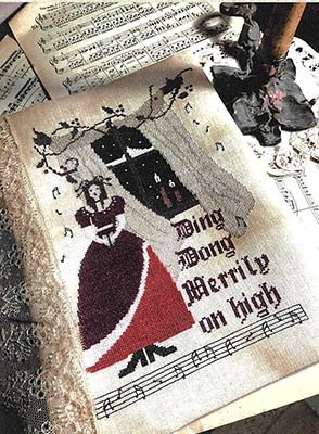 Merrily On High - Christmas Cross Stitch Pattern