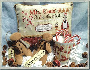 Mrs. Claus Bed & Breakfast - Christmas Cross Stitch Pattern