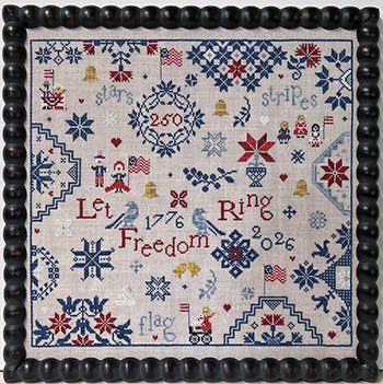 Simple Gifts - Freedom - Patriotic Cross Stitch Pattern