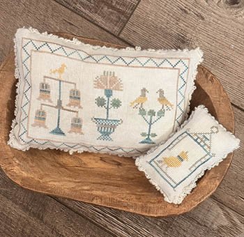Dutch 1808 Flower Basket - Cross Stitch Pattern