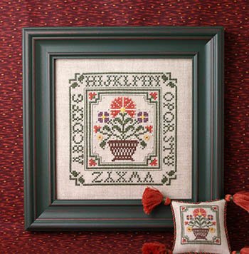 Country Flowers Sampler - Cross Stitch Pattern