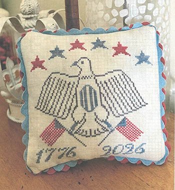 Semiquincentennial Eagle - Patriotic Cross Stitch Pattern