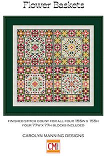 Flower Baskets - Cross Stitch Pattern