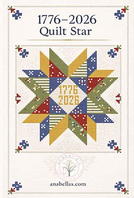 1776-2026 Quilt Star - Cross Stitch Pattern