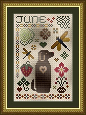 June Dog - Cross Stitch Pattern