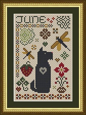 Scottie June Dog - Cross Stitch Pattern