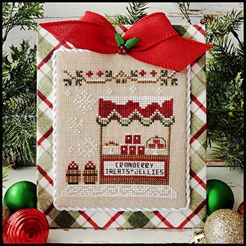 Christmas Market: Cranberry Stand - Cross Stitch Pattern