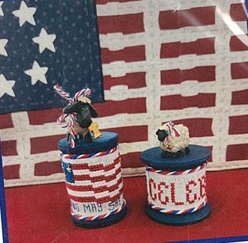 Red, White And Ewe - Patriotic Cross Stitch Kit