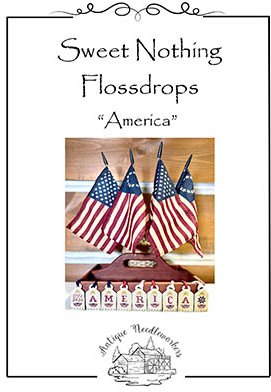Sweet Nothing Flossdrops: America - Patriotic Pattern