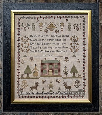 Ann Hallam 1816 - Cross Stitch Pattern