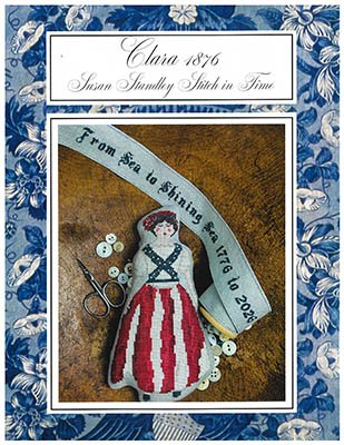 Clara 1876 - Patriotic Cross Stitch Pattern