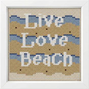 Live Love Beach - Cross Stitch Pattern