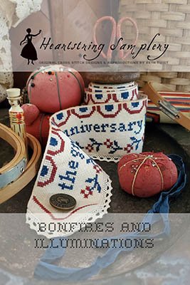 Bonfires And Illuminations - Patriotic Cross Stitch Pattern