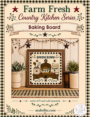 Farm Fresh Country: Baking Board - Cross Stitch Pattern