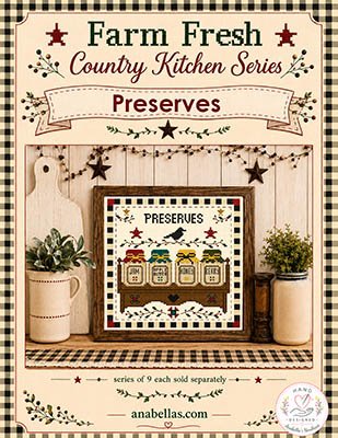 Farm Fresh Country: Preserves - Cross Stitch Pattern