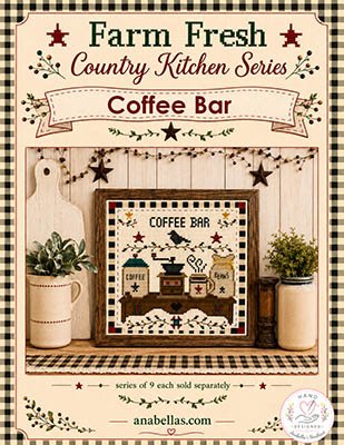 Farm Fresh Country: Coffee Bar - Cross Stitch Pattern
