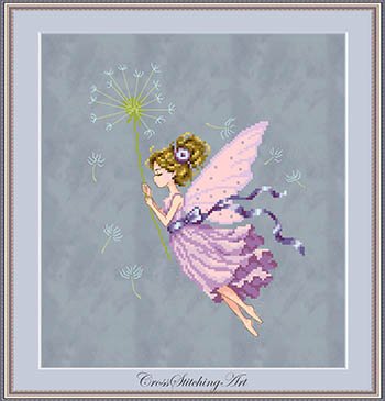 Auretta, The Windborne Wisp - Cross Stitch Pattern