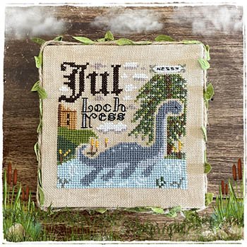 Magical Year 2026: July Nessy - Cross Stitch Pattern