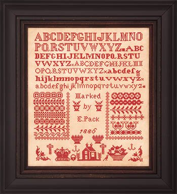 Emma Pack 1886 - Cross Stitch Pattern