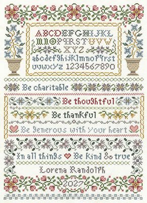 Be Kind Sampler - Cross Stitch Pattern