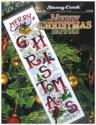 Merry Christmas Banner - Cross Stitch Pattern