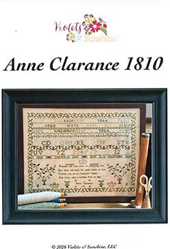 Anne Clarance 1810 - Cross Stitch Pattern