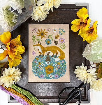 Foxy Fall Pumpkin - Cross Stitch Stitch