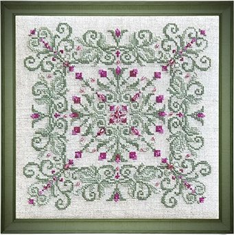 Hot Pink Elegance - Cross Stitch Pattern