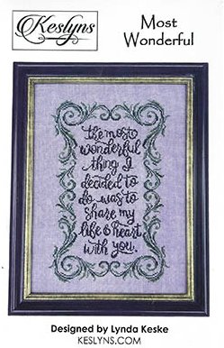Most Wonderful - Cross Stitch Pattern