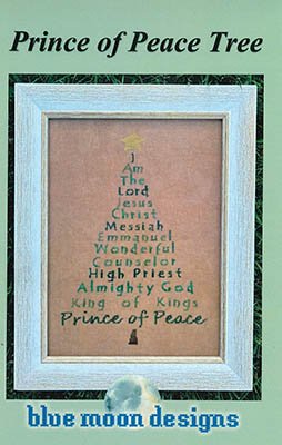 Prince Of Peace Tree - Christian Cross Stitch Pattern