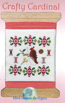Crafty Cardinal - Cross Stitch Pattern
