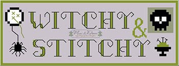 Witch & Stitch - Halloween Cross Stitch Pattern