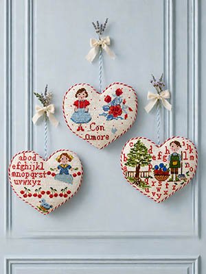 Di Cuore In Cuore - Valentine Cross Stitch Pattern
