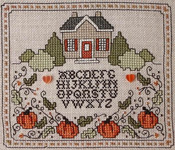 House On Pumpkin Hill - Cross Stitch Pattern