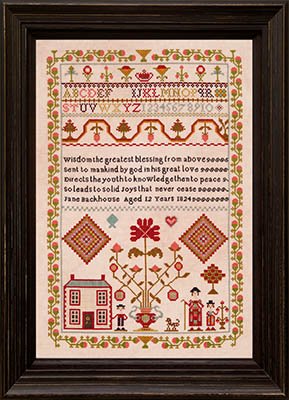 Jane Backhouse 1824 - Cross Stitch Pattern