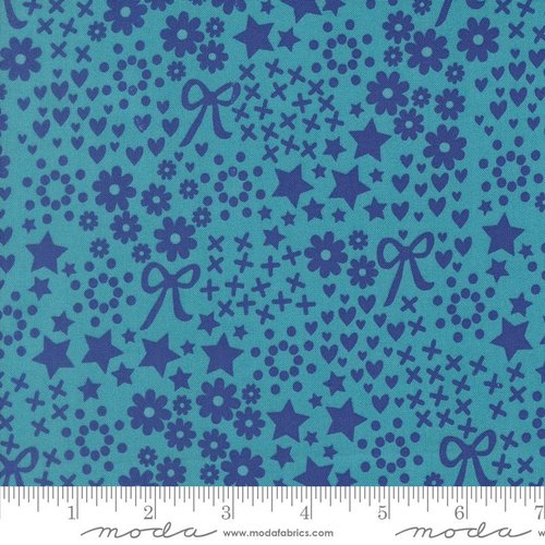 Makers Delight Novelty Blue Chill - Quilt Fabric