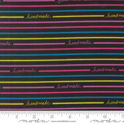 Makers Delight Handmade Super Black - Quilt Fabric
