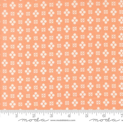 Makers Delight Geometric Cantaloupe - Quilt Fabric