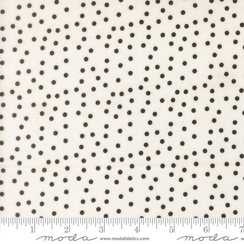 Makers Delight Dots White Black - Quilt Fabric
